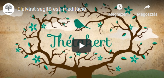 Elalvást segítő esti meditáció