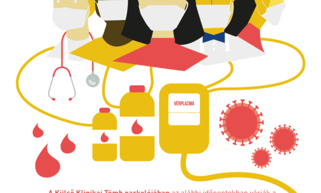 Vérplazmaadásra várják a koronavírus-fertőzésen átesett Semmelweis polgárokat